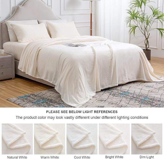 BEDELITE Flannel Sheets King Size White - Image 7