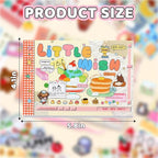 Tmtains 30 Sheets Kawaii Japanese Sticker Book Manga Books Style Writable Note - Image 2
