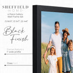 Sheffield Home 4 Piece Gallery Wall Frame Set, 8x10 Inch, 5x7 Inch, and 4x6 Inch - Image 2