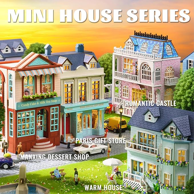 Flever Dollhouse Miniature DIY House Kit Creative Room - Image 8