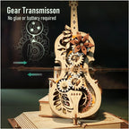 ROKR 3D Puzzles for Adults 1:5 Scale Cello Model Kit - Image 3