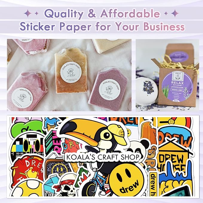 Koala Printable Vinyl Sticker Paper - Image 7