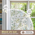 ADD.HERES Window Privacy Film, Stained Glass Decorative Static Cling, Removable - Image 4