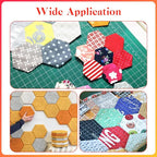 6 PCS Hexagon Templates Quilting Acrylic Templates Set, Diameter Hexagon Ruler - Image 7