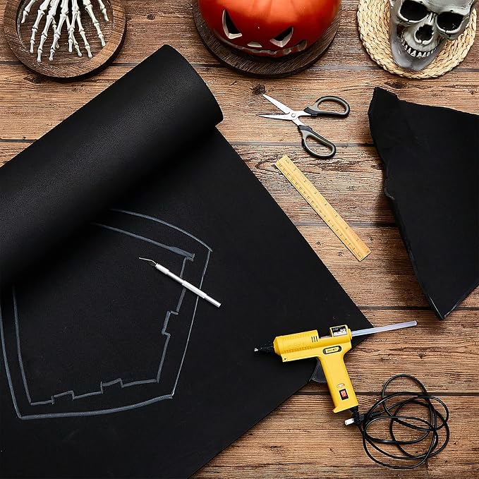 Patelai 6mm Thick Black EVA Foam Roll Large Cosplay Foam Sheets 39''x78'' - Image 5