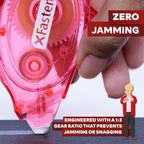 XFasten Glue Tape Roller Runner Pink, Photo-Safe, Zero-Jamming 0.3-inch x - Image 7