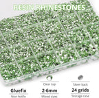 31000Pcs Light Green Rhinestones - Image 3