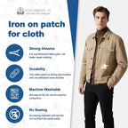 Iron on Patches for Clothes, Patches for Cloth, 100% Cotton Fabric Patches for - Image 3