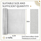 UNIFAMILY 2 Rolls Sculpting Wire Mesh, 6.5FT x 16IN Aluminum Wire Mesh - Image 2