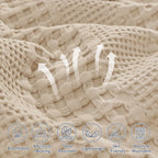 PHF Cooling Waffle Blanket King Size, Lightweight 60% Rayon from Bamboo & 40% - Image 5