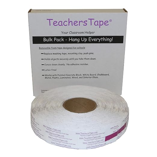 Duraco Teachers Tape™ Bulk Pack, Double-Sided Removable Foam Tape - Image 4
