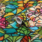 d-c-fix 346-0647 Self-Adhesive Privacy Glass Window Film, Spring Chapel/Tulia by d-c-fix