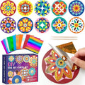 TENYEAH Mandala Foil Art, DIY Craft Kit by Unknown
