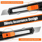 DIYSELF 12-Pack Box Cutters, Disposable Utility Knife, Box Cutter Retractable - Image 4
