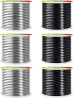 Mandala Crafts 10 Gauge Silver Tone Black Anodized Aluminum Craft Wire | 120 FT - Image 2