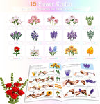 Red Thick Pipe Cleaner Flower Kit - Image 4
