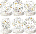 Funnymoom 60 Pcs 7 Inch Floral Party Plates Wildflower Paper Plates Spring by Funnymoom