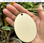 60PCS Unfinished Wood Egg Cutouts - Image 4