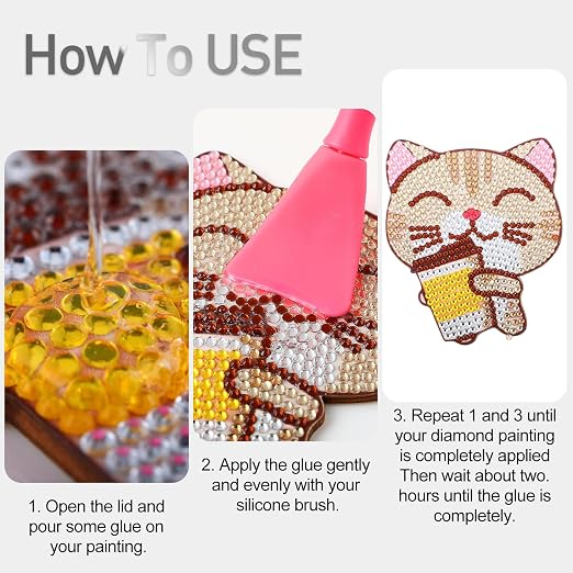Diamond Painting Sealer, Topwey Diamond Painting Adhesive - Image 4