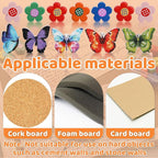 IMZAY Push Pins for Bulletin Board, Thumb Tacks Wooden Decorative Push Pins | - Image 6