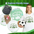 HTVRONT Soccer HTV Heat Transfer Vinyl, 9 Packs Iron on Vinyl - Image 6