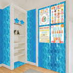 Inkspire Ocean Sea Bulletin Board Paper Roll, 14.8FTx18.5IN Large Reusable - Image 7