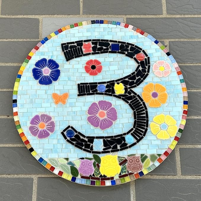 454g DIY Craft Ceramic Mosaic Tiles Flower Animal Mosaic Insect - Image 6