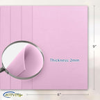 Baby Pink EVA Foam Sheets, 6 x 9 Inch, 2mm Thick – Foam Paper - Image 2