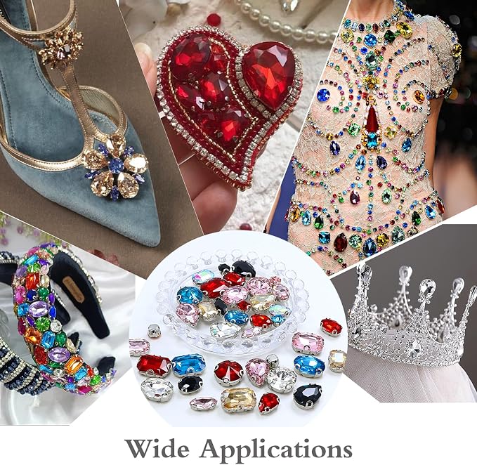 Sew on Rhinestone, Bags and Sewing Accessories，Pink - Image 6