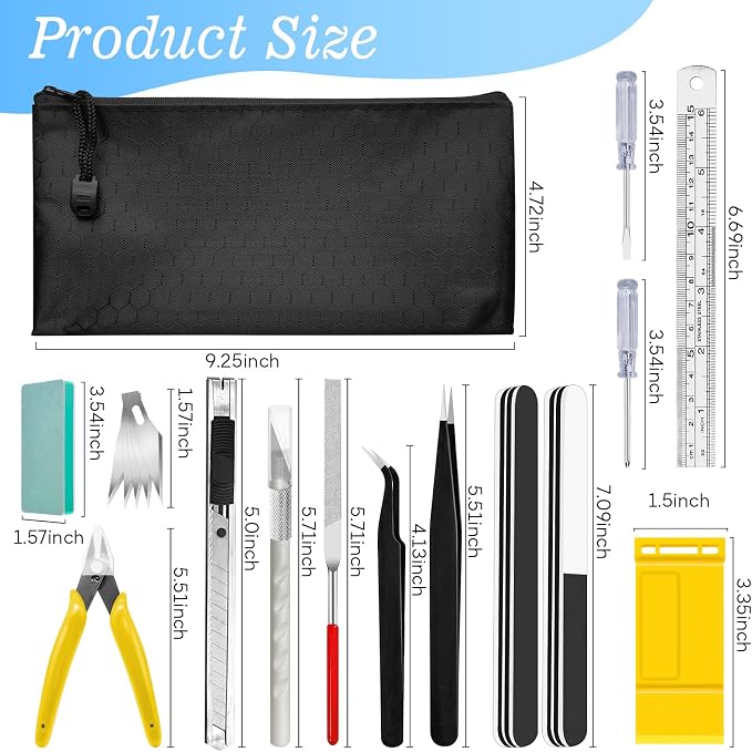 Gundam Model Tool Kit, Hobby Building Tools Kit, Gundam Accessories Metal Earth - Image 5