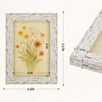 puthiac 4x6 Rustic Farmhouse Picture Frame, Distressed White, 1 Pack | - Image 5