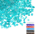 1.5 lb Glass Gravel Stone 3-6 mm Glitter Gravel Stone Luster Reflective by Patelai