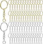 Teenitor 120 Pcs Key Chain Rings, Split Key Ring by PERFECTYOURBEAUTY