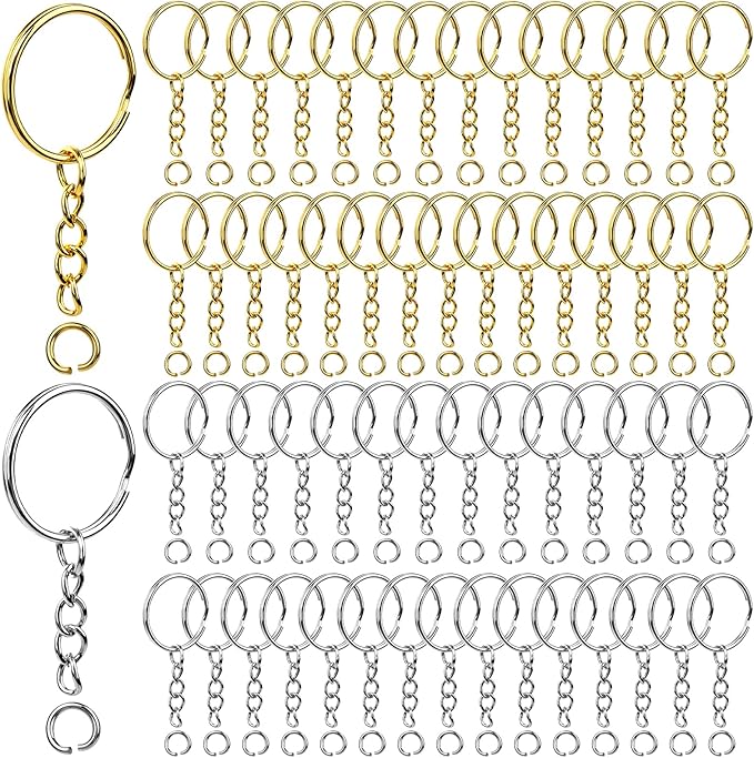 Teenitor 120 Pcs Key Chain Rings, Split Key Ring by PERFECTYOURBEAUTY