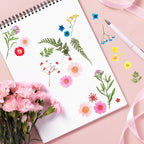 Nuanchu Dried Pressed Flowers for Crafts Resin Christmas Dried Flowers Bulk - Image 7