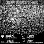 32000Pcs Transparent Rhinestones - Image 2