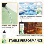 Craft Glue Bottle with Fine Tip, Craft Glue Quick Dry Clear - Image 5