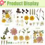 110Pcs Dried Flowers for Crafts, Dried Pressed Flowers for Resin Molds - Image 2