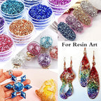 12 Box Crushed Glass Craft Glitter Fine - Image 5