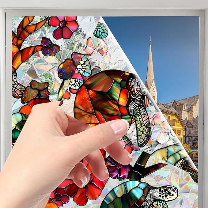 Stained Glass Window Cling - Image 3
