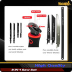 8-In-1 Multi Blades Hand Saw, Drywall Cutter. Hacksaw. Long Blade, Jab Saw - Image 2