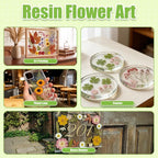 140Pcs Dried Flowers for Crafts, Dried Pressed Flowers for Resin Molds - Image 5