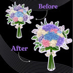 Unwynd Poke Art Hydrangea Flower Bouquet | Mess-Free Arts and Crafts - Image 8