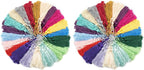 Foraineam 300 Pieces 20 Colors 5 Inch / 13cm Silky Handmade Soft Tassels Floss by Foraineam