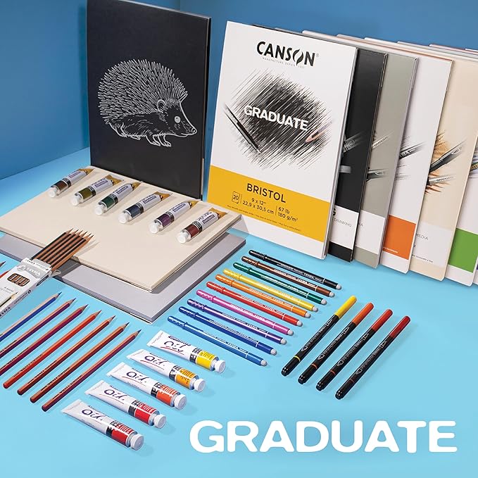 Canson Graduate Mixed Media Pad, 5.5x8.5 inch, 20 Sheets | Artist Paper - Image 7