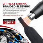 Heat Shrinkable Braided Sleeving 2:1 Ratio- Abrasion Protection Flexibility - Image 5