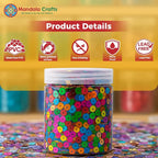 Mandala Crafts 6mm Flat Round Gold Sequins - Image 5