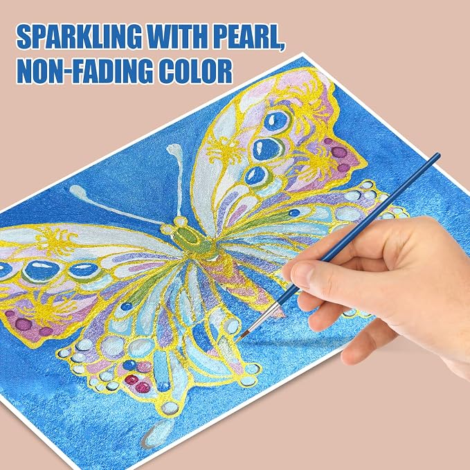 CraftyManor Mini Forestry Shifting Watercolor Painting Set, 20 Color Shifting - Image 4