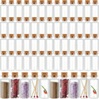 Patelai 24 Pcs Small Glass Jars by Patelai