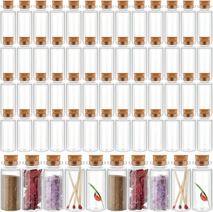 Patelai 24 Pcs Small Glass Jars by Patelai